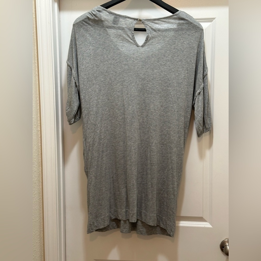 Marc by Marc Jacobs Women’s Medium Short Sleeve Bow Tie Mini Dress - Gray EUC - Picture 4 of 9